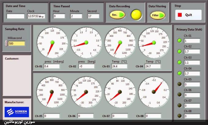طراحی و ساخت دستگاه چندمنظوره داده‌برداری آنلاین دما و فشار
